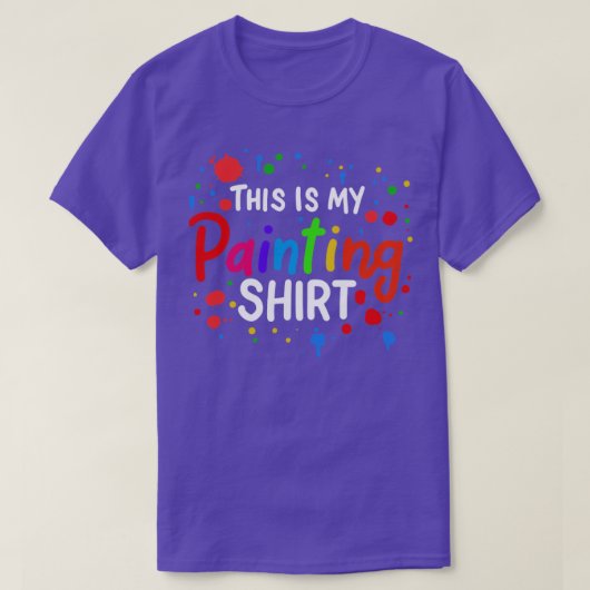 Dit is mijn schilderij t-shirt (Design voorkant)