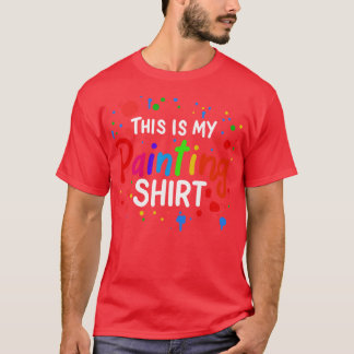 Dit is mijn schilderij t-shirt