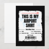 Dit is Mijn Shirt Familiereis Kaart (Voorkant / Achterkant)