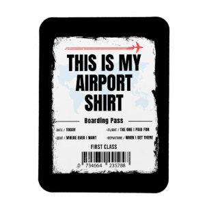 Dit is Mijn Shirt Familiereis Magneet