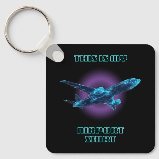 Dit is Mijn Shirt Familiereis Sleutelhanger (Voorkant)