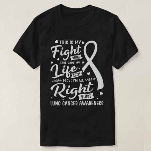 Dit is Mijn Shirt Lung Cancer Awareness Suppo (Design voorkant)