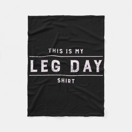 Dit is mijn Shirt Mannen Funny Gym Bodybuildin Fleece Deken (Voorkant)