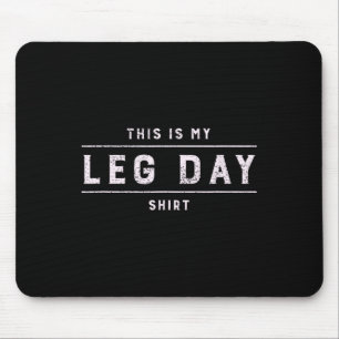 Dit is mijn Shirt Mannen Funny Gym Bodybuildin Muismat