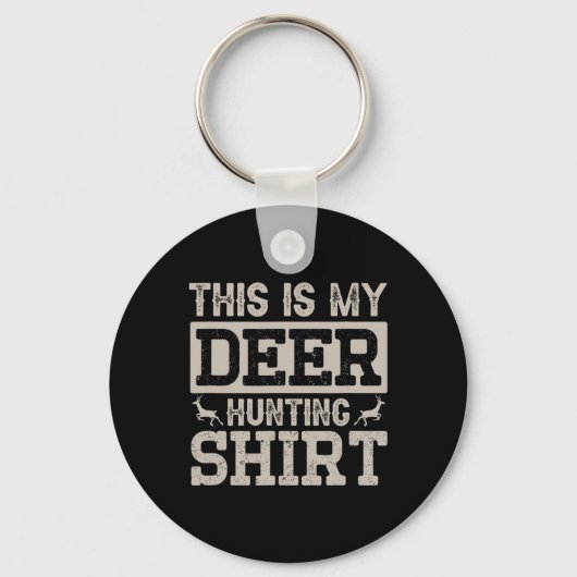 Dit is mijn Shirt van de Der Hunting Sleutelhanger (Voorkant)