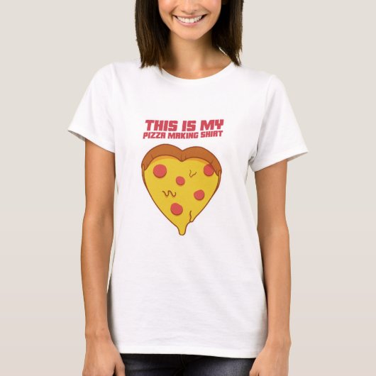 Dit is mijn Shirt van Pizza maken (Voorkant)