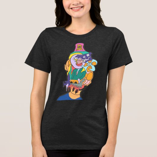 Dit is Mijn Show Tri-Blend Shirt (Voorkant)