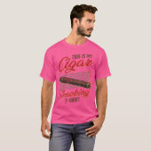Dit Is Mijn Sigaren Roken Grappige Roker T-shirt (Voorkant volledig)