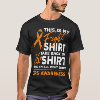 Dit is mijn Sinaasappel lint voor RSD CRPS T-shirt