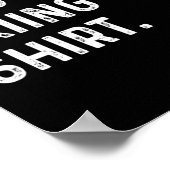 Dit is mijn ski-Shirt - wintersport Poster (Hoek)