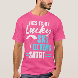 Dit is mijn skydiving parachute vliegbasis t-shirt