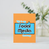 DIT IS MIJN SOCIALE MEDIAKOSTEN BRIEFKAART (Staand voorkant)