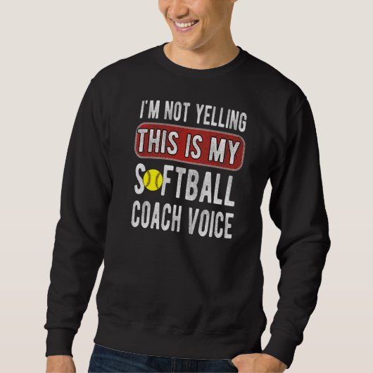 Dit is mijn Softball Coaching van de Stem van de Z Trui (Voorkant)