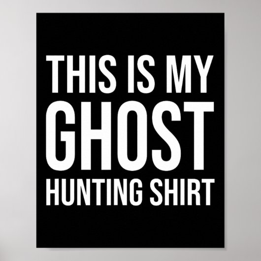 Dit is mijn spookjacht - Ghost Hunter Poster (Voorkant)