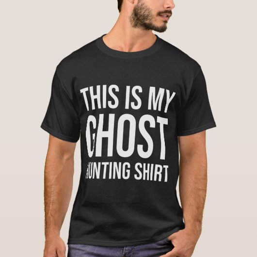 Dit is mijn spookjacht - Ghost Hunter T-shirt (Voorkant)