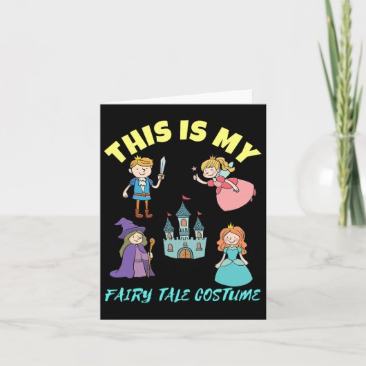 Dit Is Mijn Sprookjes Kleding Halloween  Kaart (Voorkant)