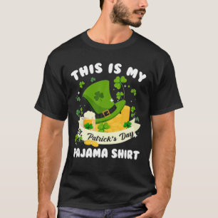 Dit is mijn St. Patrick's Day Pajama Funny T-shirt
