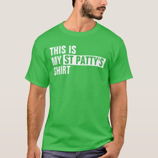 Dit is mijn ST PATTY's shirt (Voorkant)