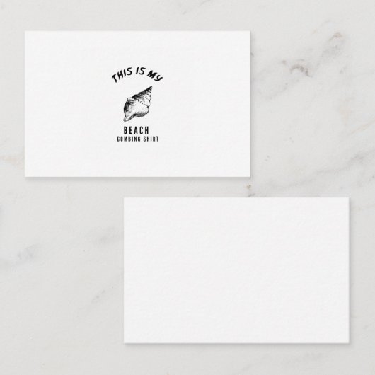 Dit is mijn strandbestrijdend shirt visitekaartje (Voorkant / Achterkant)