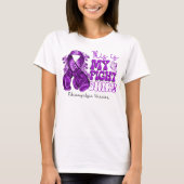 Dit is mijn strijd Fibromyalgia Warrior Boxing Han T-shirt (Voorkant)