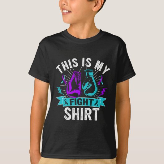 Dit is mijn strijd tegen zelfmoordpreventie Shirt (Voorkant)