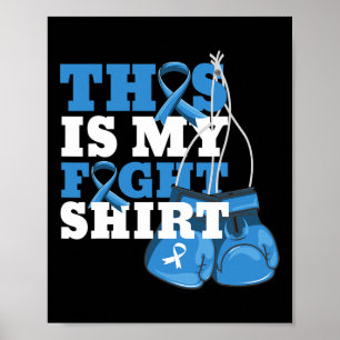 Dit is mijn strijd type 1 diabetes steun sterk poster