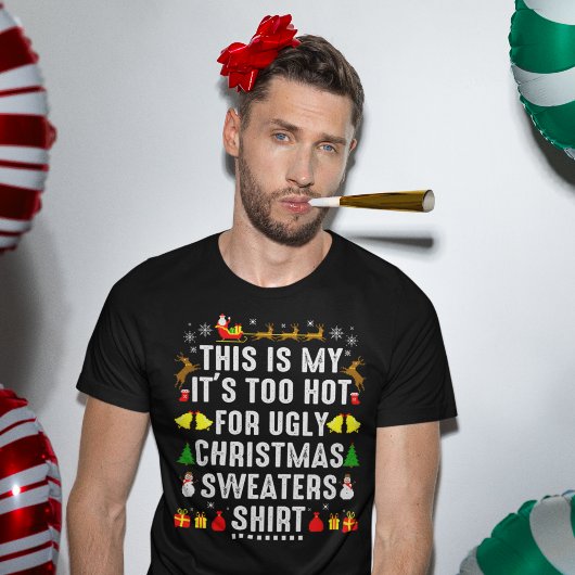 Dit is mijn te warm om lelijke kerstkeuken te Draa T-shirt