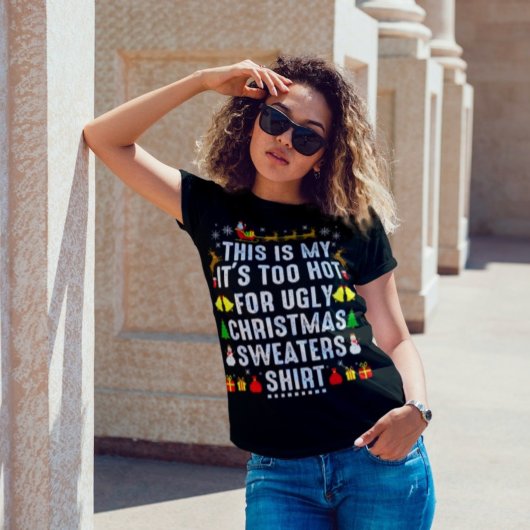 Dit is mijn te warm om lelijke kerstkeuken te Draa T-shirt