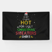 Dit is mijn te warme kerstavond. spandoek (Horizontaal)