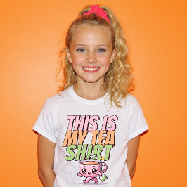 Dit is mijn Tea Shirt Schattige Funny Pastel Kawai