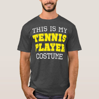 Dit is mijn Tennis Player Costume Halloween Lazy T-shirt