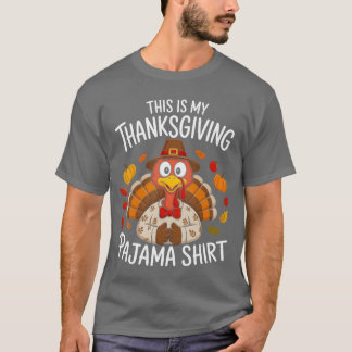 Dit is mijn Thanksgiving-pyjamashirt T-shirt