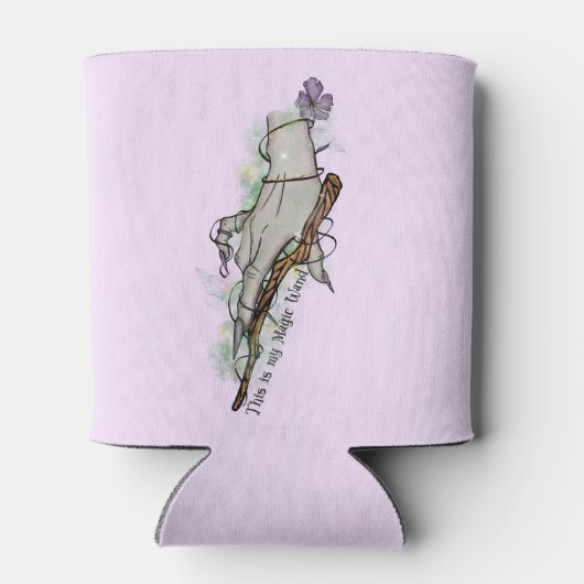 Dit is mijn toverstaf - Gothic Witch Hand Blikjeskoeler (Achterkant)