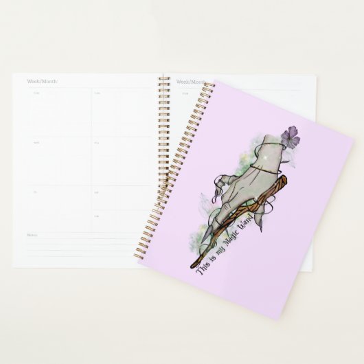 Dit is mijn toverstaf - Gothic Witch Hand Planner (Display)