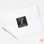 Dit Is Mijn Trap Sarcasme Lacht Grappige Zin Vierkante Sticker (Envelop)