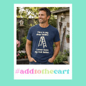 Dit is mijn trapje Funny Tri-Blend Shirt