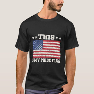 Dit is mijn trotse vlag USA Proud Patriot 4 juli T-shirt