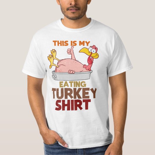 Dit Is Mijn Turkije Eet Shirt – Grappige Dankzeggi (Voorkant)