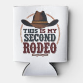 Dit is mijn tweede Rodeo Cowboy West Pet Blikjeskoeler (Voorkant)