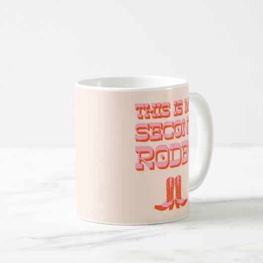 Dit is mijn tweede Rodeo (+ cowboylaarzen) Koffiemok (Voorkant rechts)