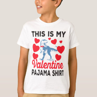 Dit is mijn Valentijn Pajama Shirt Dinosaur Lover