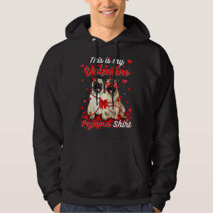 Dit is mijn Valentijn Pajama Shirt Pug Dog
