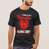 Dit is mijn Valentijnse Equestrian Pajama voor kin T-shirt (Voorkant)