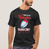 Dit is mijn Valentijnse Rugby Pajama voor kinderen T-shirt (Voorkant)