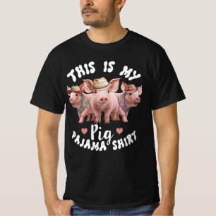 Dit is mijn varken pyjama Shirt spul boer meisje B