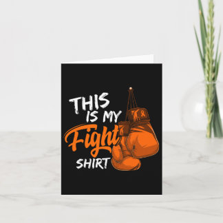 Dit is mijn vechtleukemie Bewuster Surviv Kaart