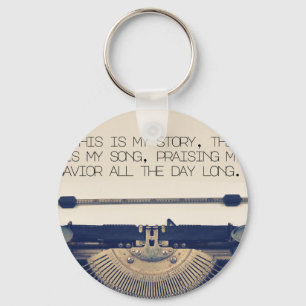 Dit is mijn verhaal Christelijke Muziek Sleutelhan Sleutelhanger