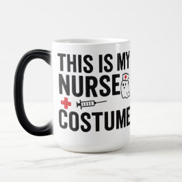 Dit is mijn verpleegster Halloween kostuum Magische Mok