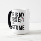 Dit is mijn verpleegster Halloween kostuum Magische Mok (Voorkant links)