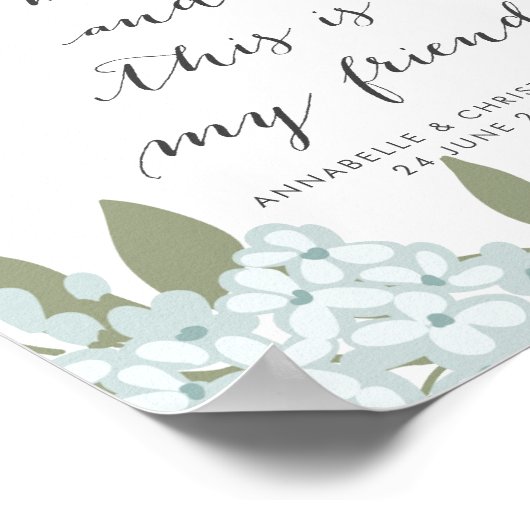 Dit is Mijn Vertrouwde Schrift Anemone van de Schr Poster (Hoek)